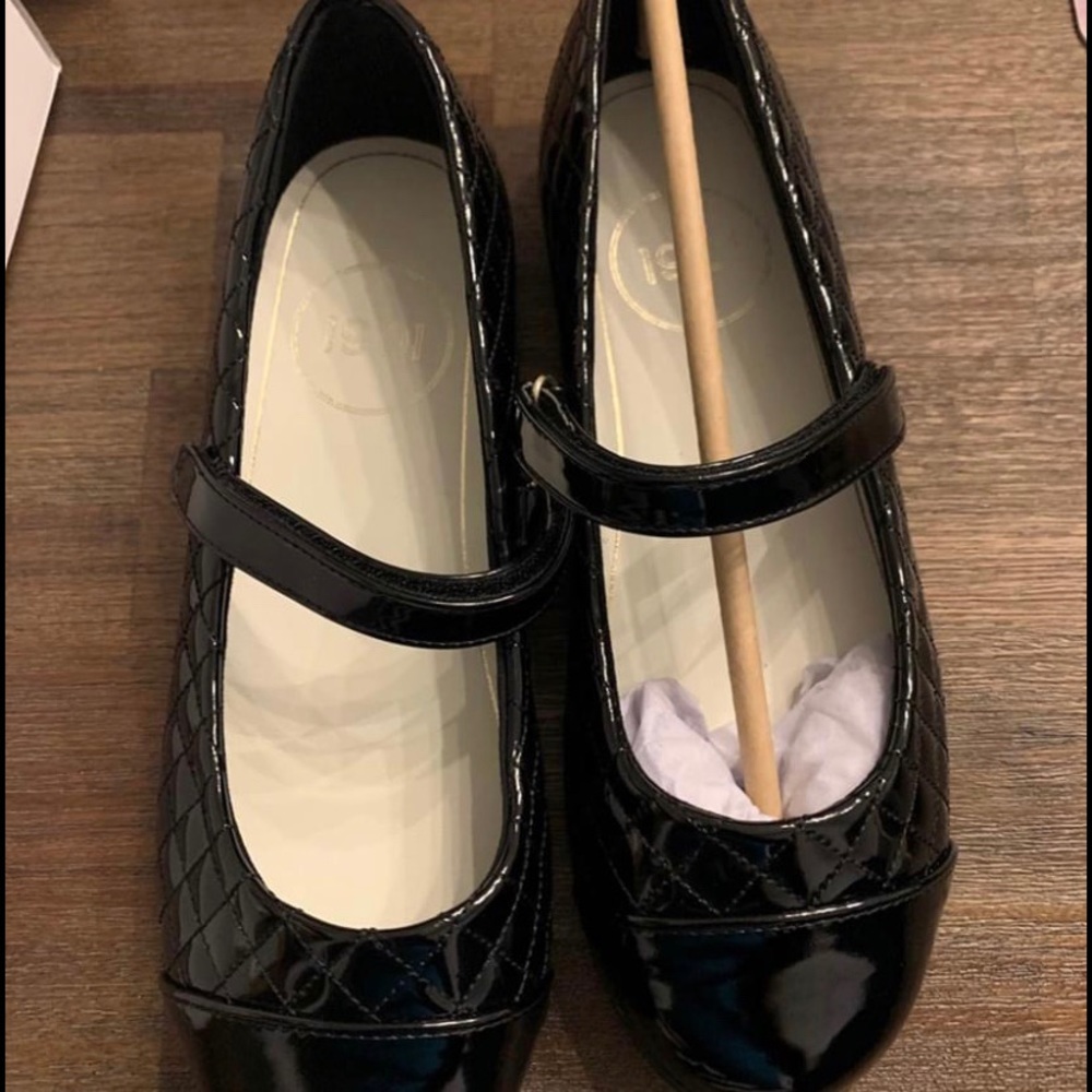 Girls 1901 Quilted mary jane shoes size 6